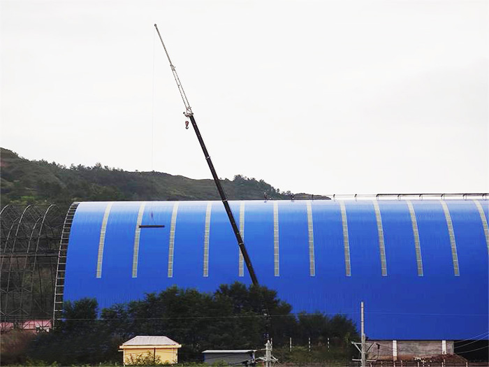 合作煤棚网架工程